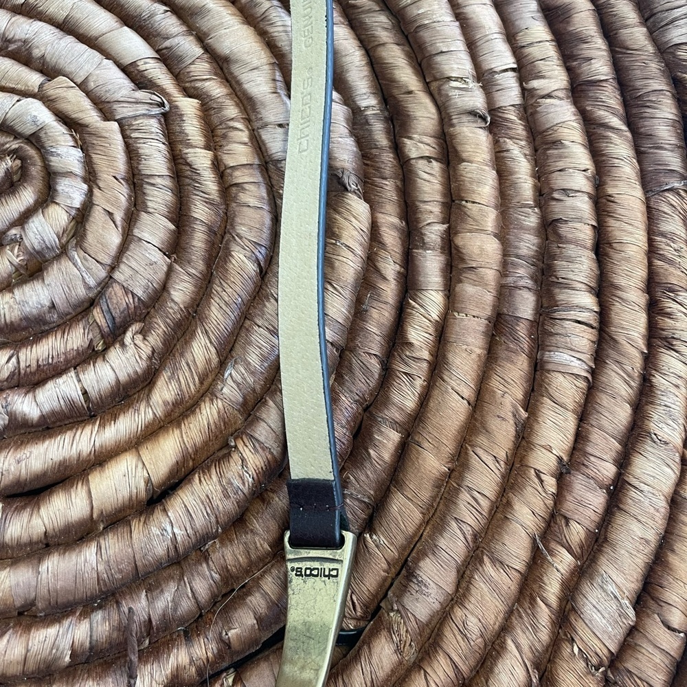 Chico's Gold and Black Belt - Picture 2 of 6